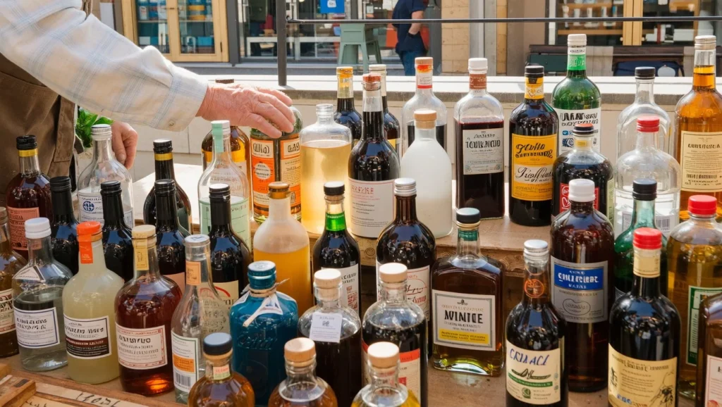 diverse-spirits-collection-stockcake